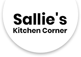 A logo of sallie 's kitchen corner