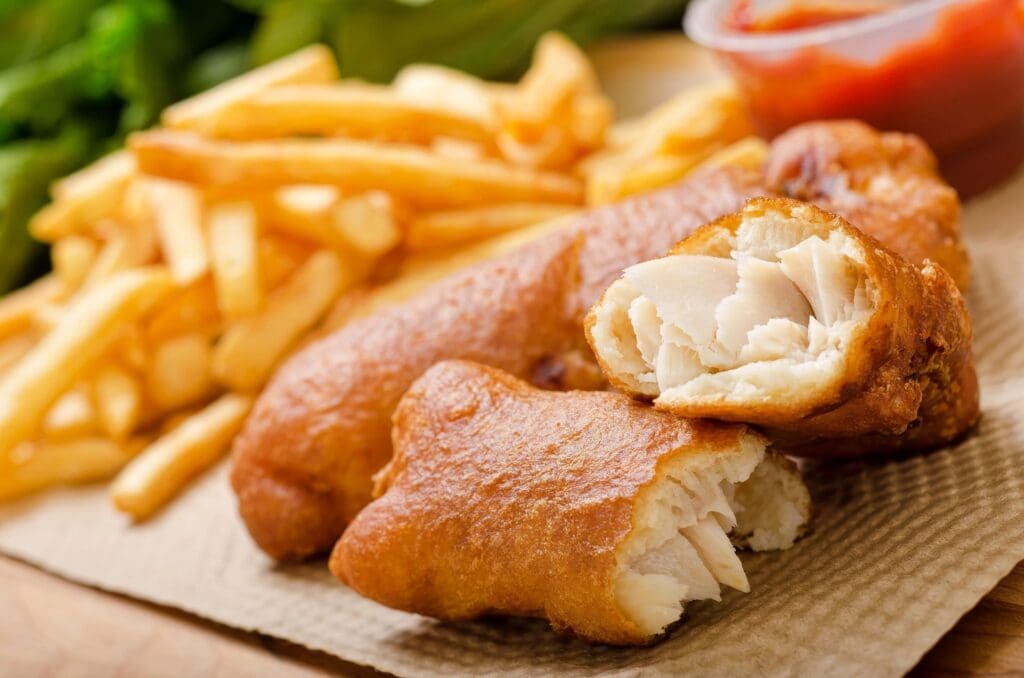 A close up of some food on a table