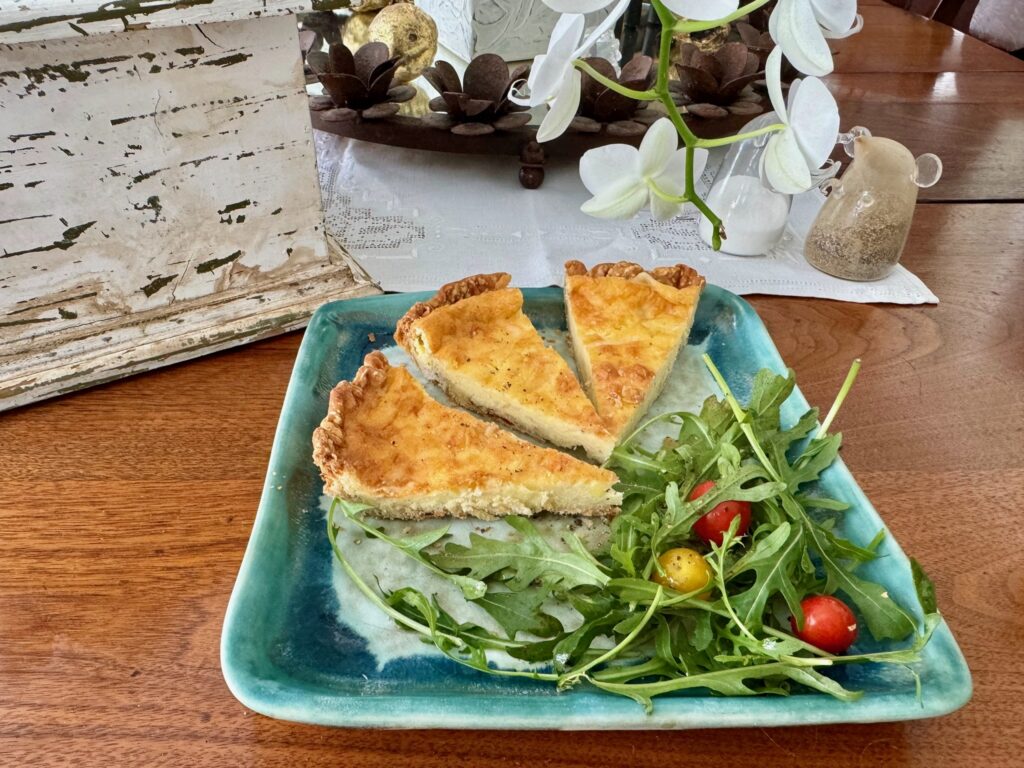 A plate of food on top of a table.