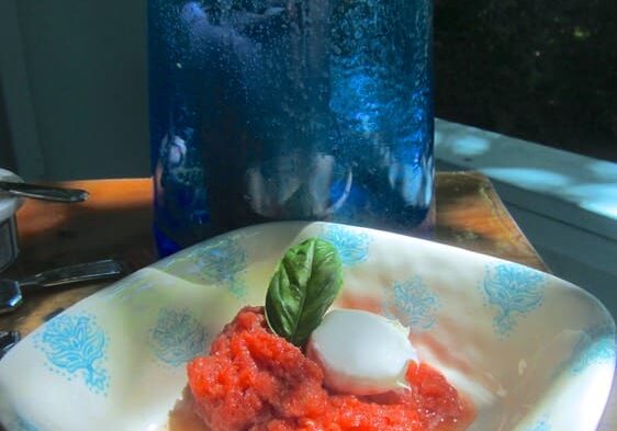 A plate of food on top of a table.